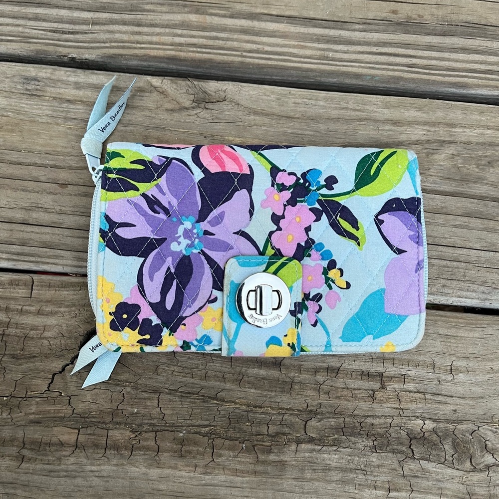 Vera Bradley Multicolor Floral Quilted Clutch